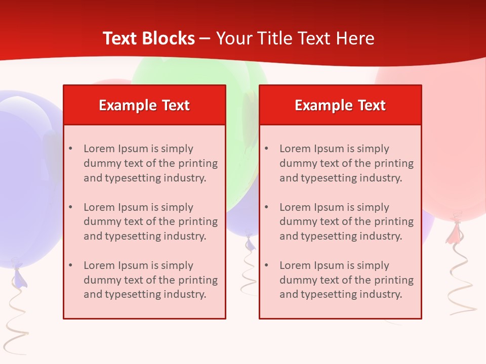 Event Cutout Multicolor PowerPoint Template