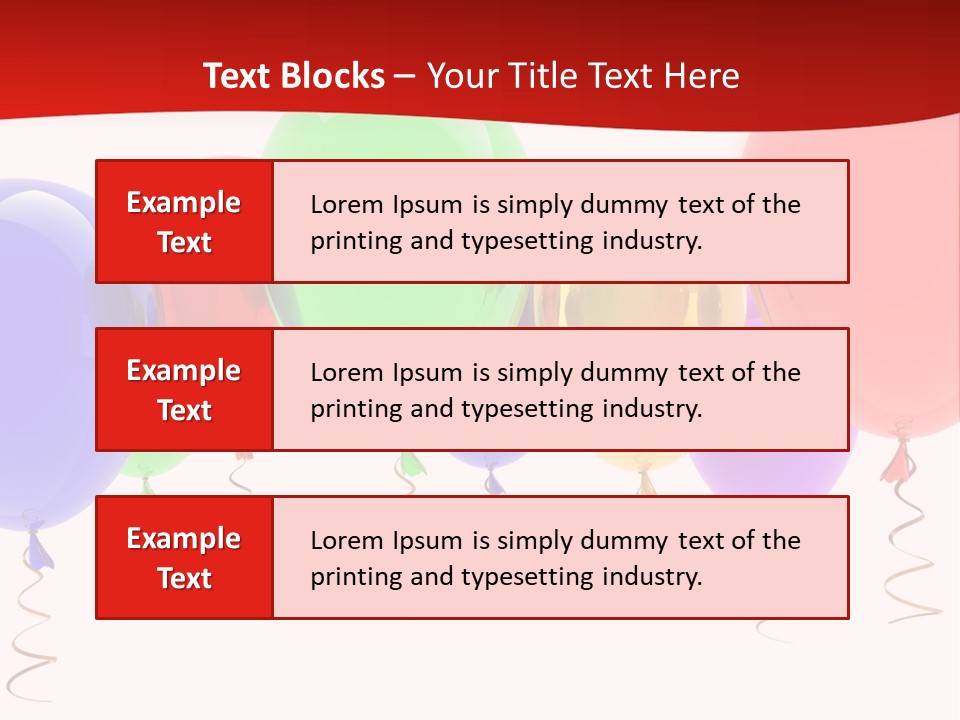 Event Cutout Multicolor PowerPoint Template