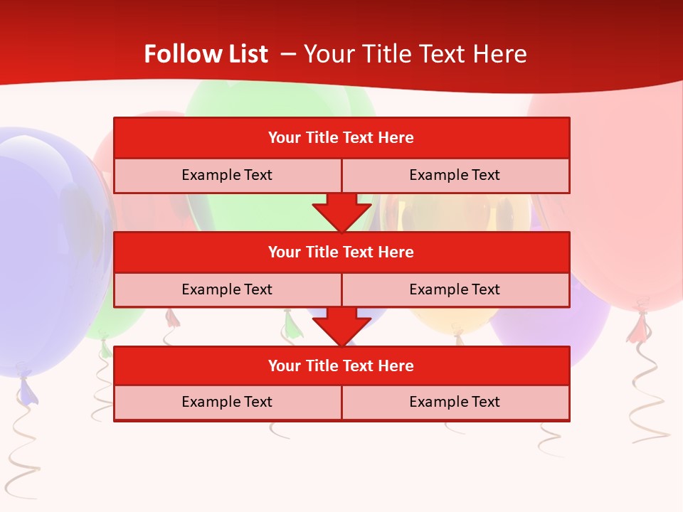 Event Cutout Multicolor PowerPoint Template