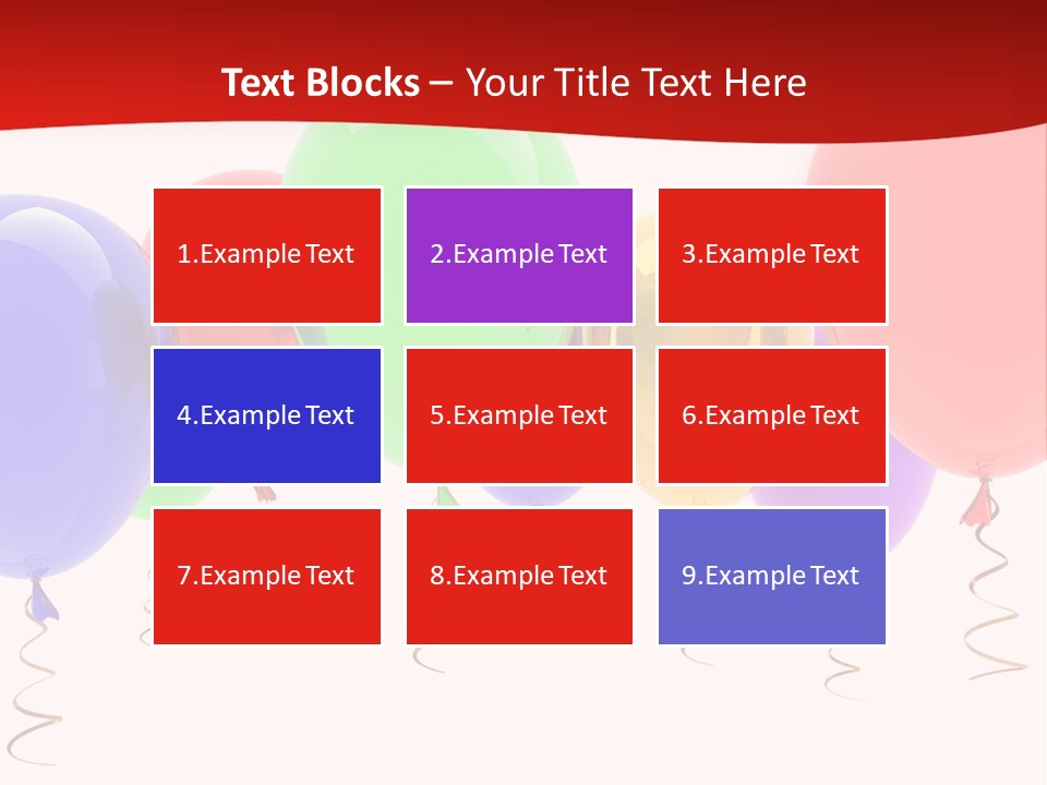 Event Cutout Multicolor PowerPoint Template