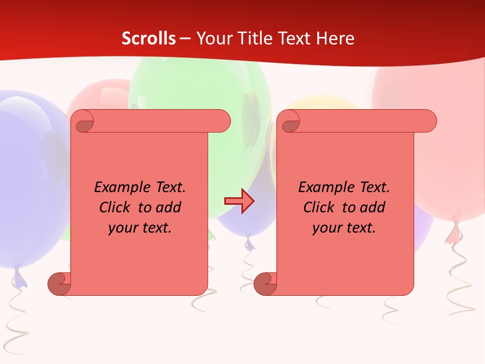 Event Cutout Multicolor PowerPoint Template