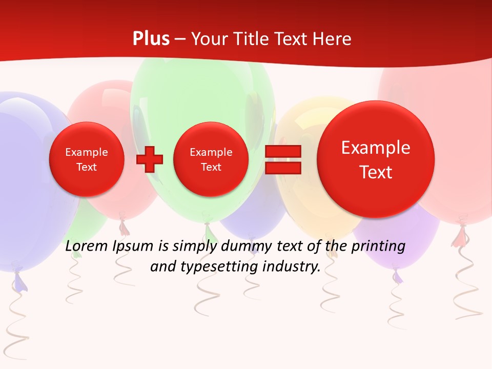 Event Cutout Multicolor PowerPoint Template