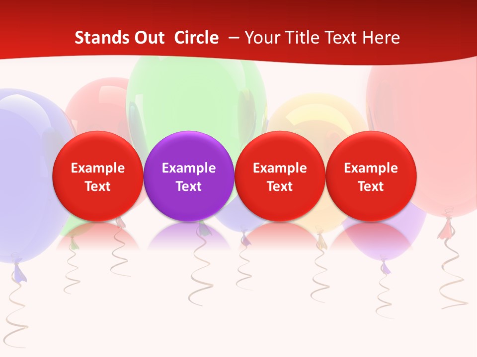 Event Cutout Multicolor PowerPoint Template