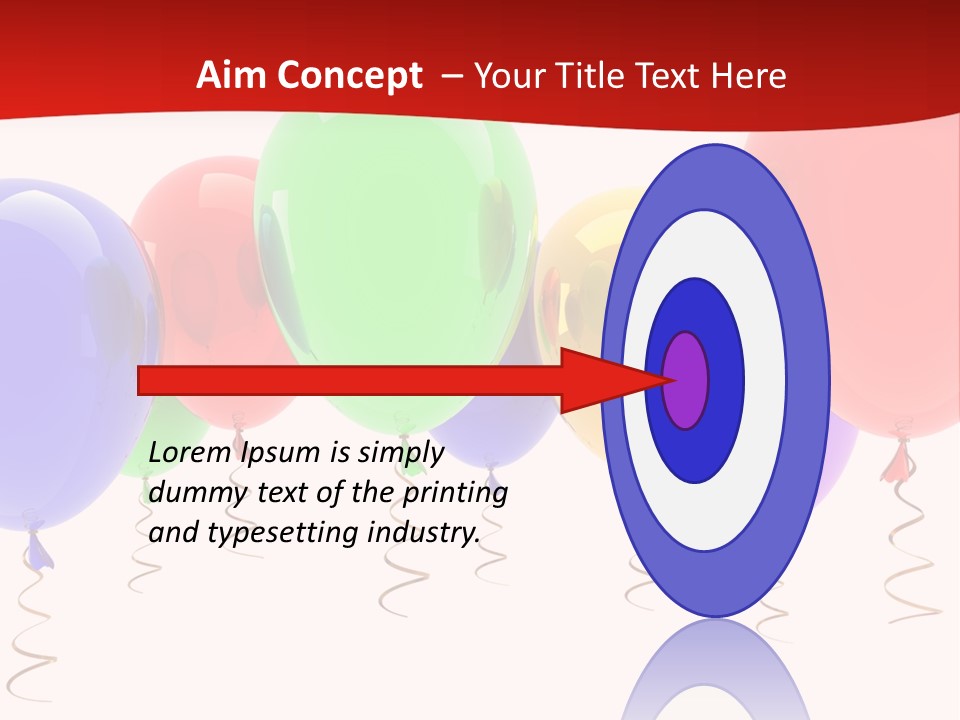 Event Cutout Multicolor PowerPoint Template