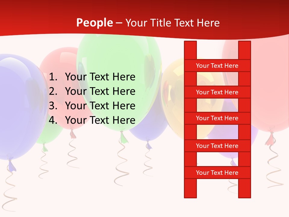 Event Cutout Multicolor PowerPoint Template