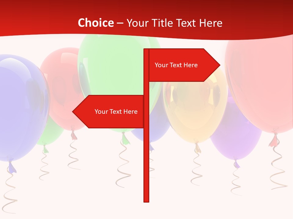 Event Cutout Multicolor PowerPoint Template