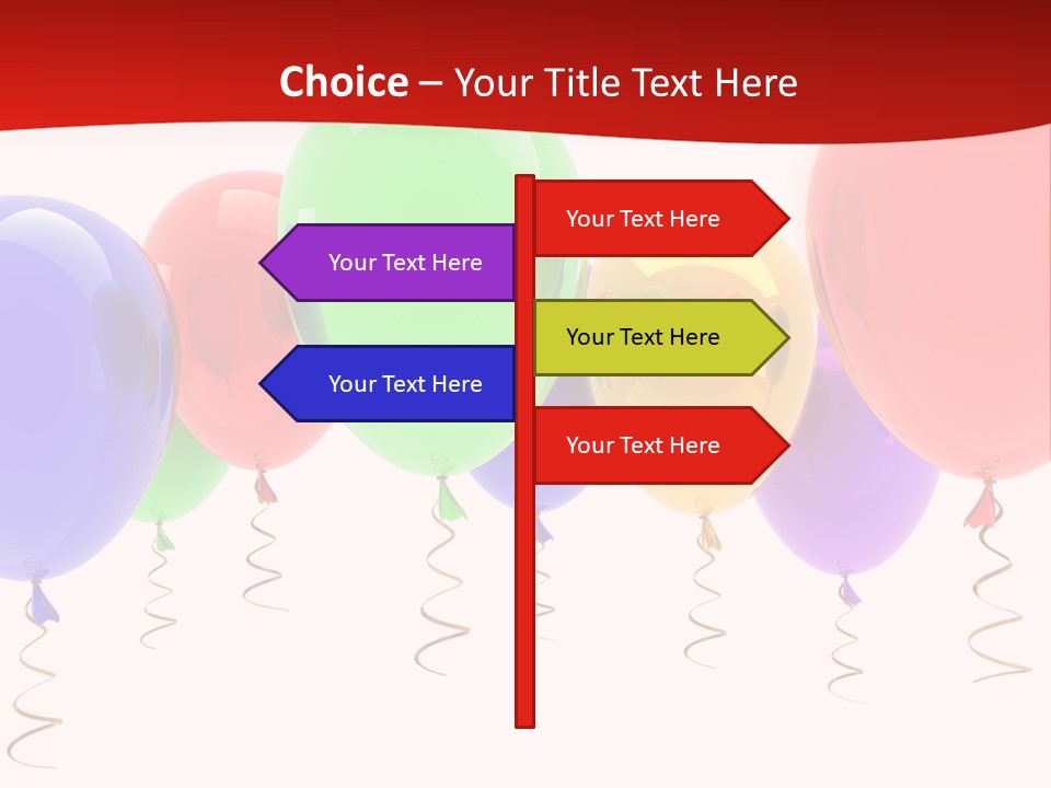 Event Cutout Multicolor PowerPoint Template