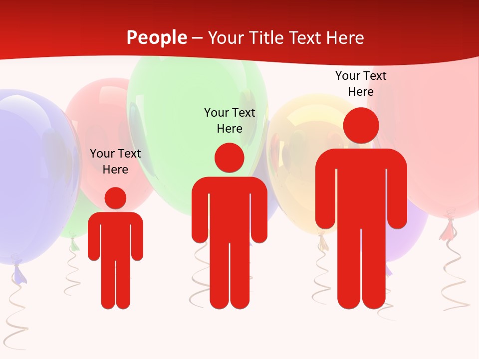 Event Cutout Multicolor PowerPoint Template