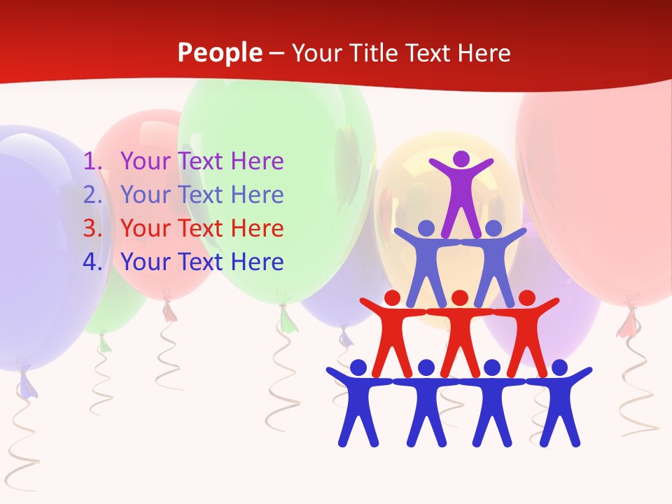 Event Cutout Multicolor PowerPoint Template