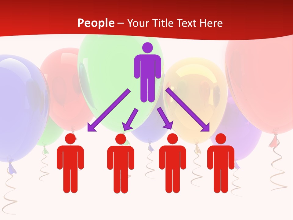 Event Cutout Multicolor PowerPoint Template