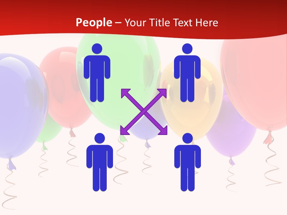 Event Cutout Multicolor PowerPoint Template