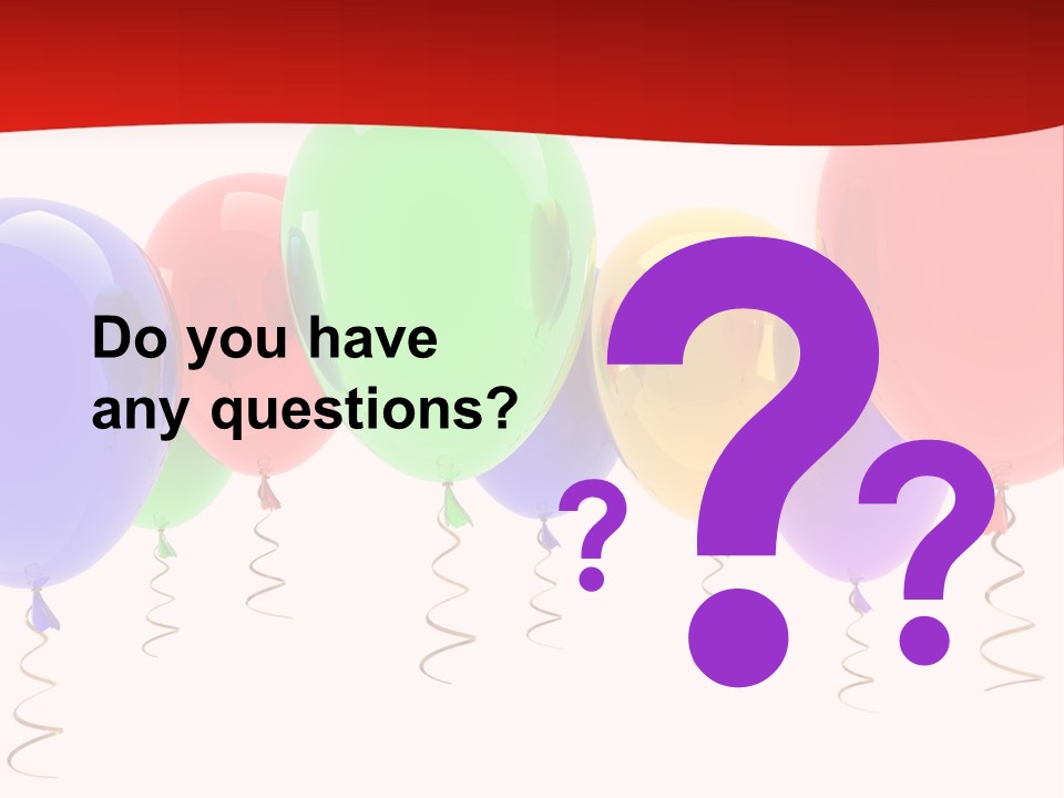 Event Cutout Multicolor PowerPoint Template