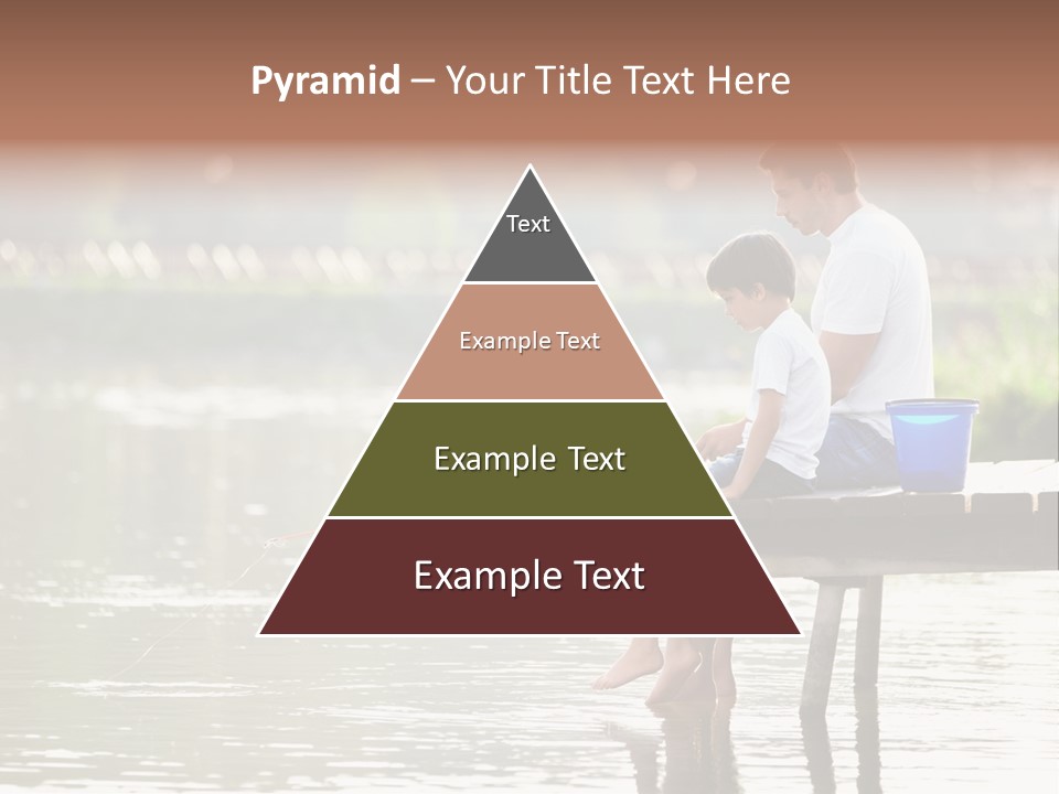 Father Reflection Bridge PowerPoint Template