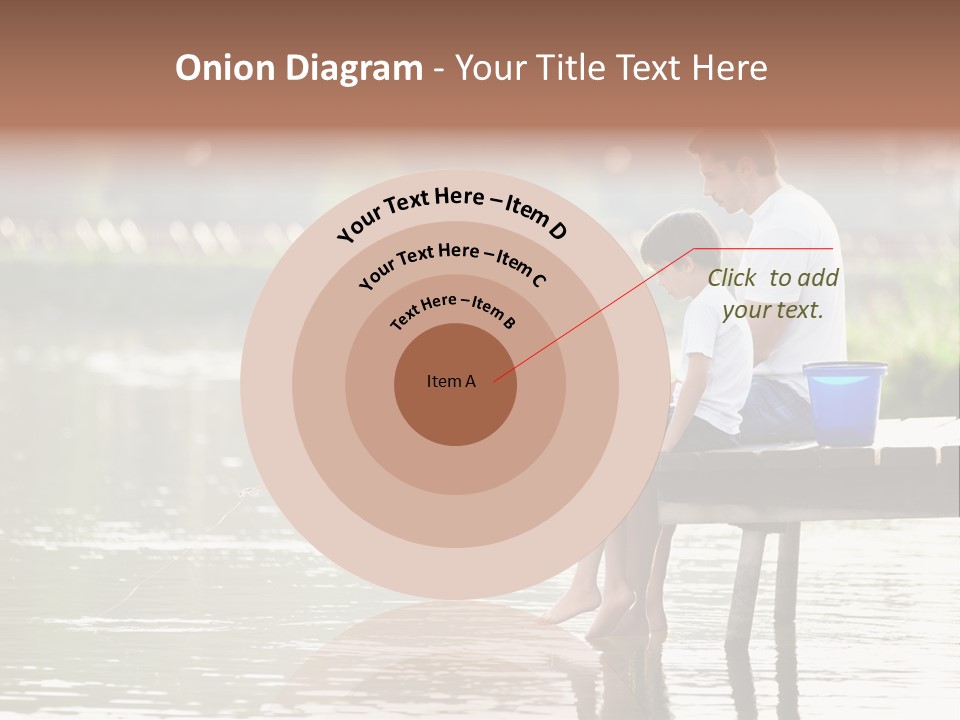 Father Reflection Bridge PowerPoint Template