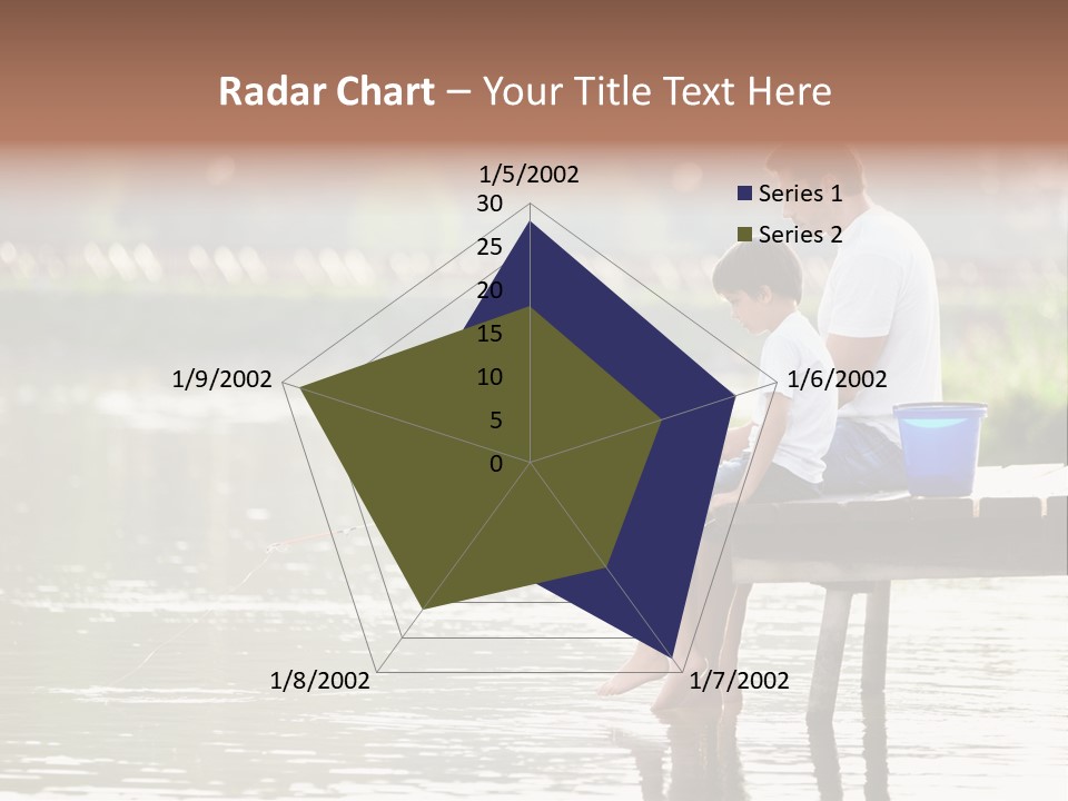 Father Reflection Bridge PowerPoint Template