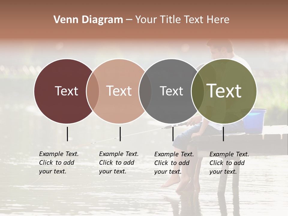 Father Reflection Bridge PowerPoint Template