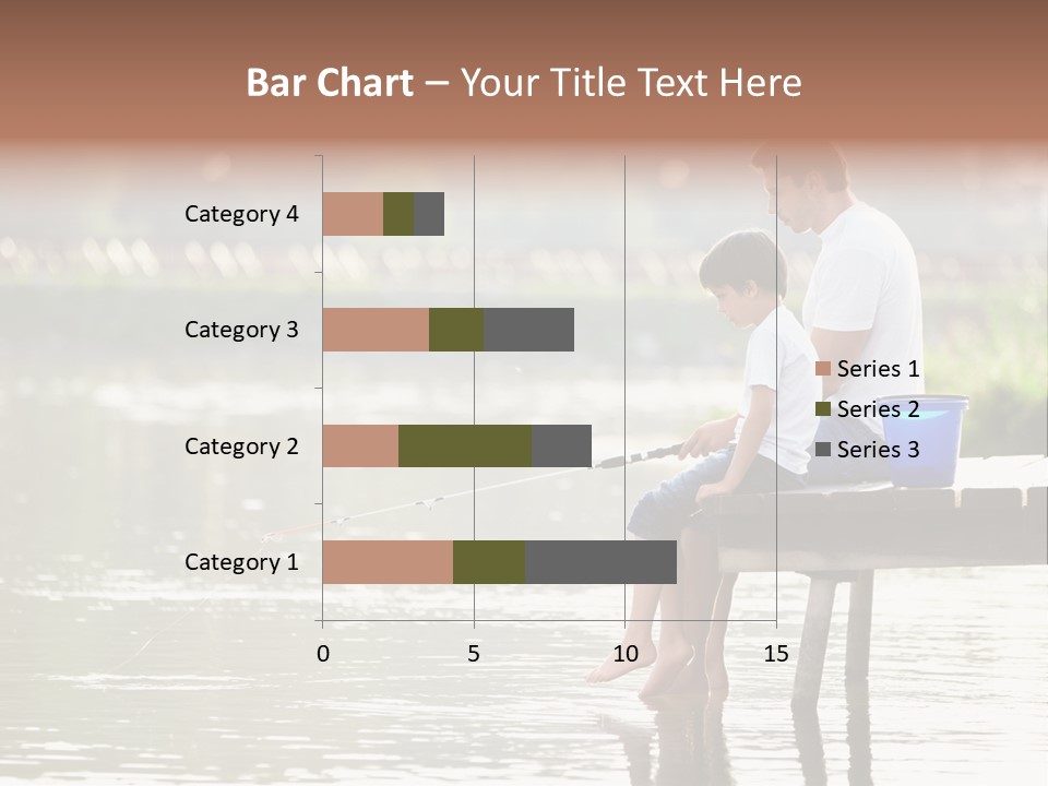 Father Reflection Bridge PowerPoint Template