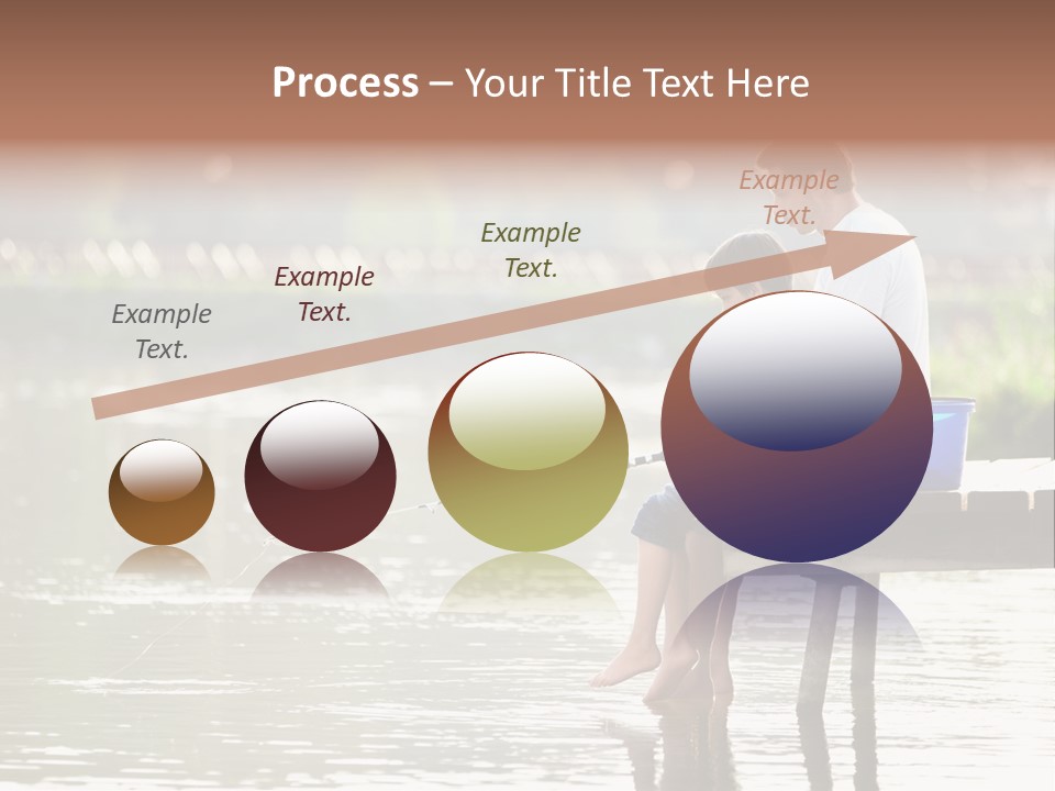 Father Reflection Bridge PowerPoint Template