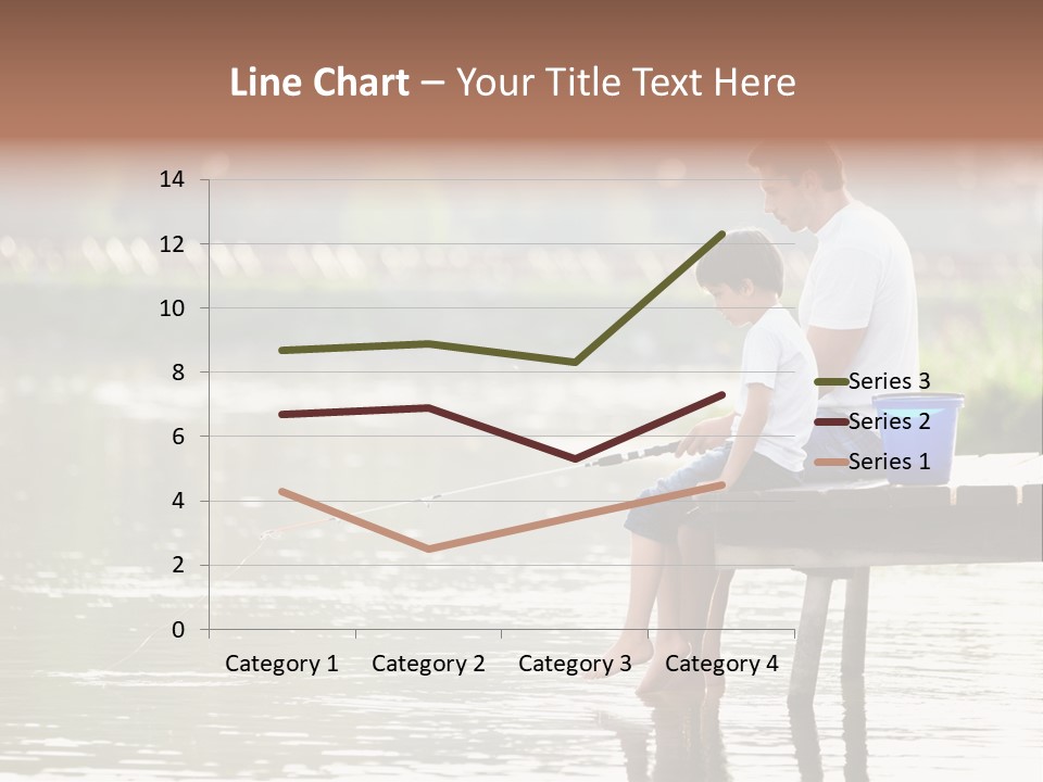 Father Reflection Bridge PowerPoint Template