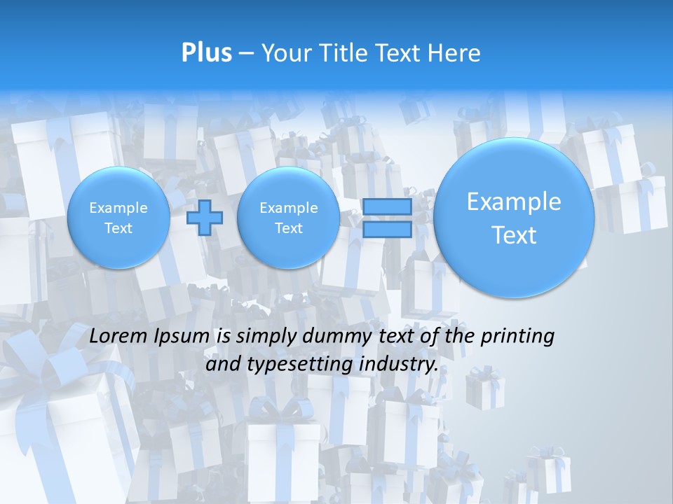 Raining Party Illustration PowerPoint Template