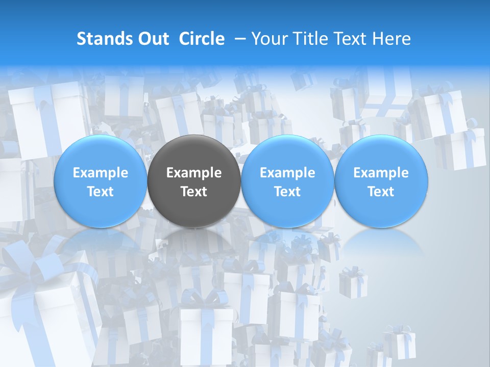 Raining Party Illustration PowerPoint Template