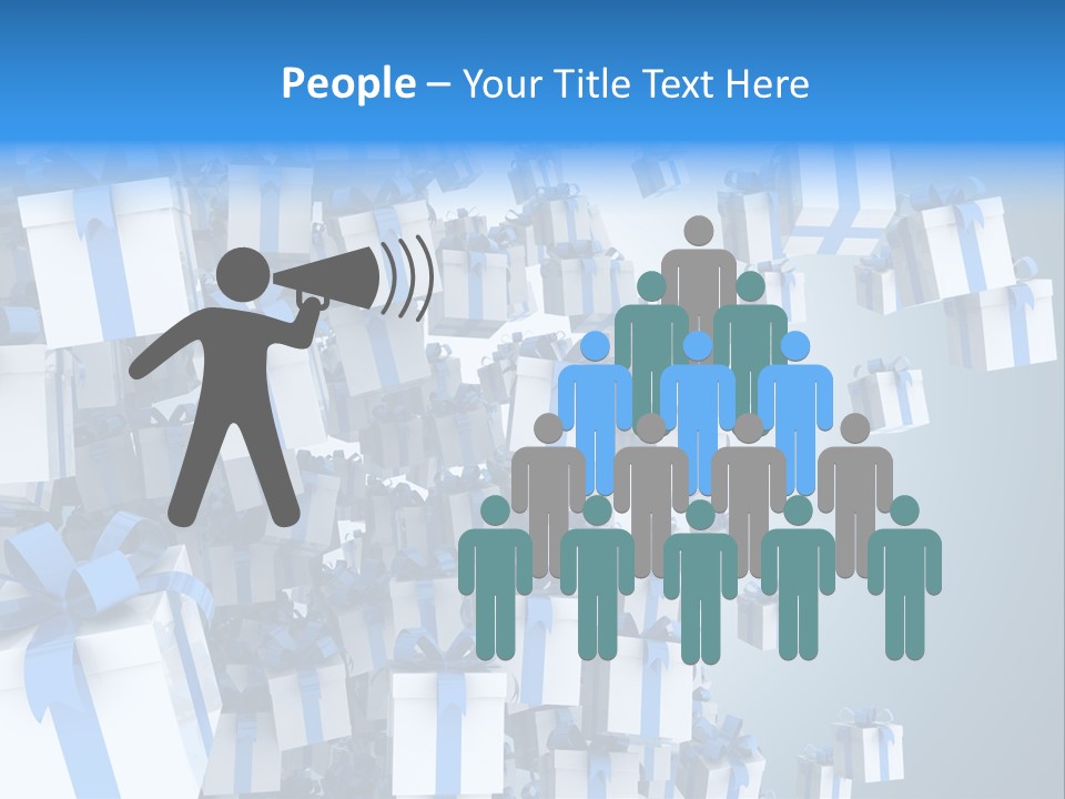 Raining Party Illustration PowerPoint Template