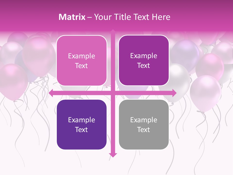 Bunch Celebrate Isolated PowerPoint Template