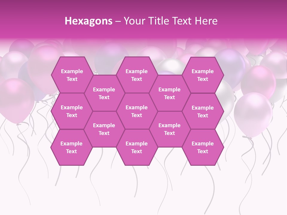 Bunch Celebrate Isolated PowerPoint Template