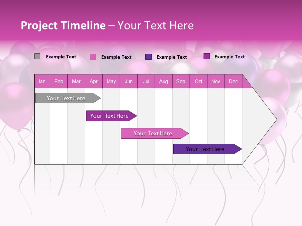 Bunch Celebrate Isolated PowerPoint Template