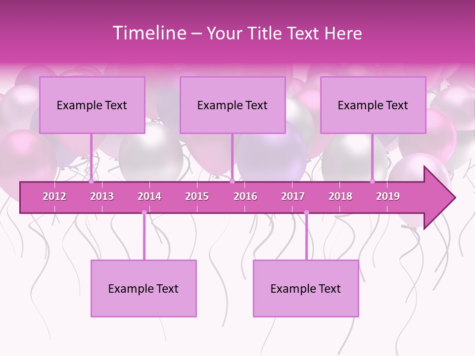 Bunch Celebrate Isolated PowerPoint Template