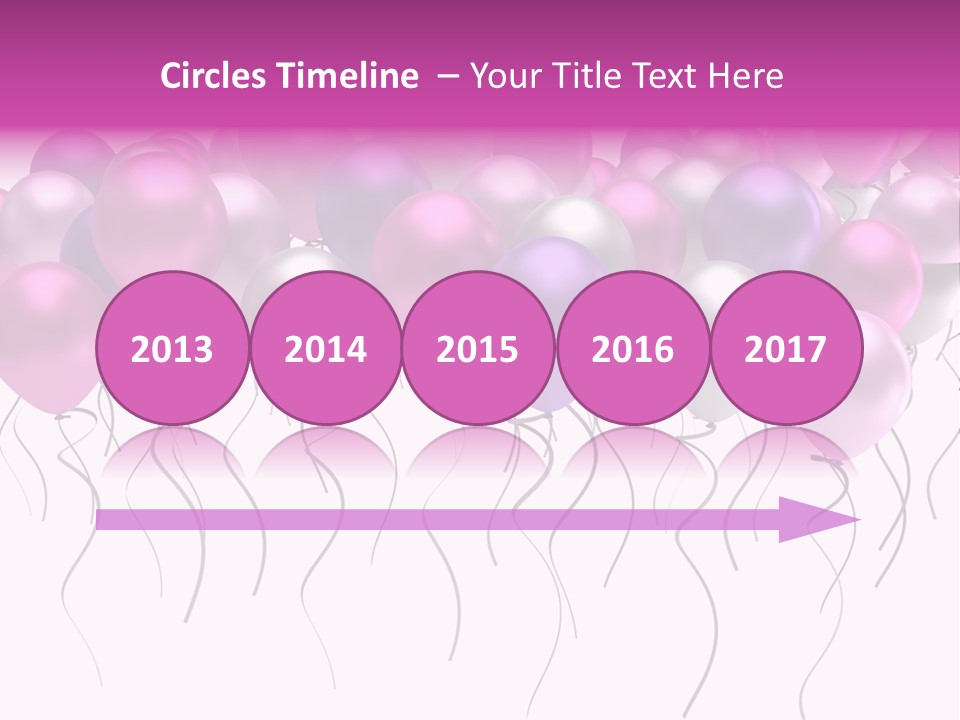 Bunch Celebrate Isolated PowerPoint Template