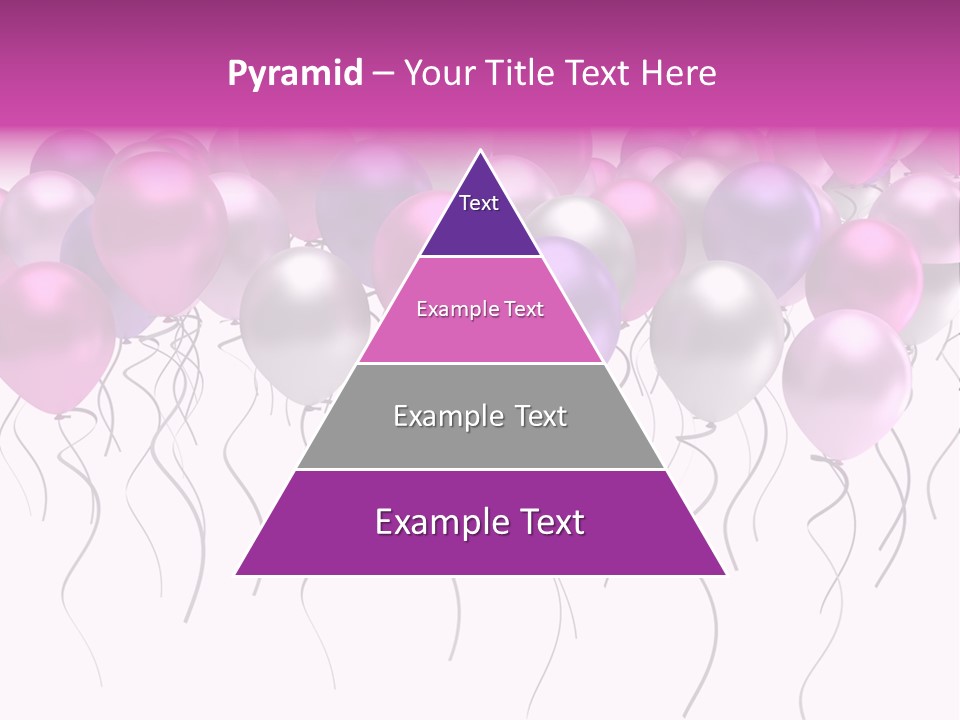 Bunch Celebrate Isolated PowerPoint Template