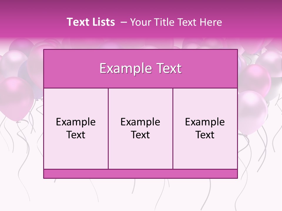 Bunch Celebrate Isolated PowerPoint Template