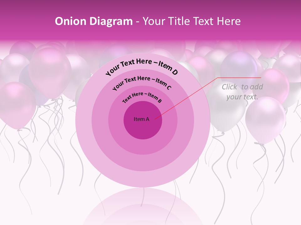 Bunch Celebrate Isolated PowerPoint Template