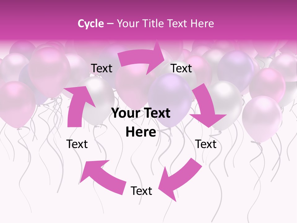 Bunch Celebrate Isolated PowerPoint Template