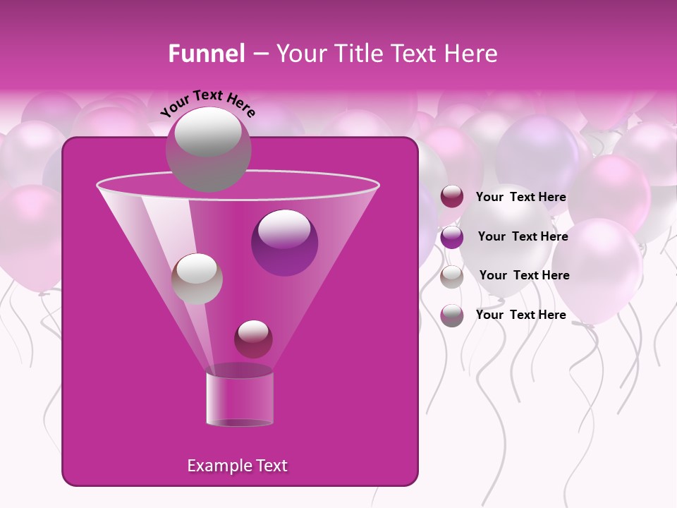 Bunch Celebrate Isolated PowerPoint Template