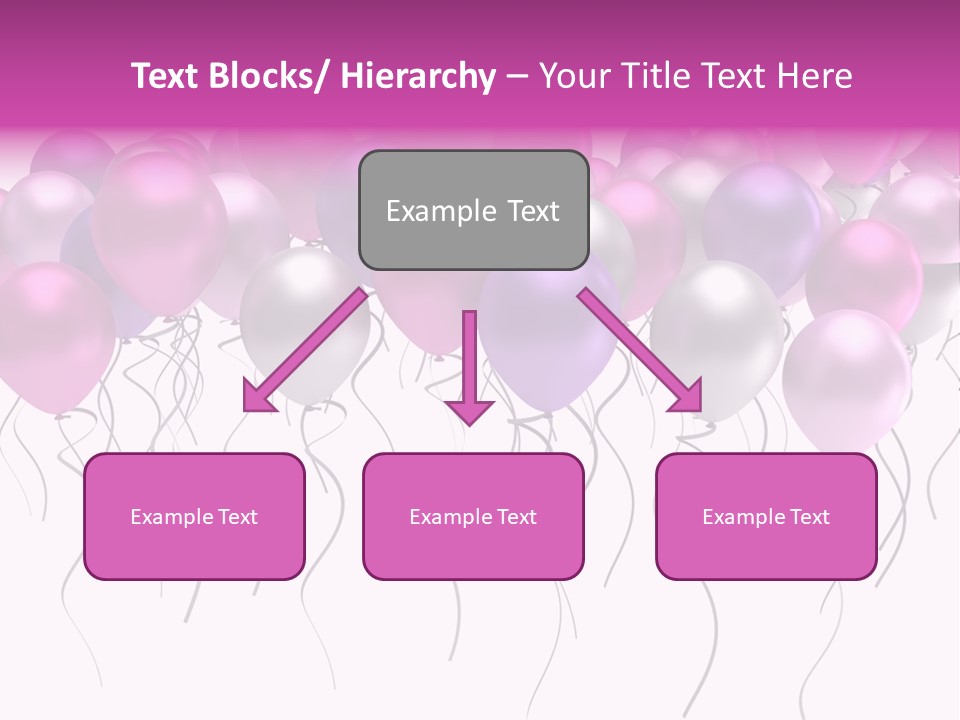 Bunch Celebrate Isolated PowerPoint Template