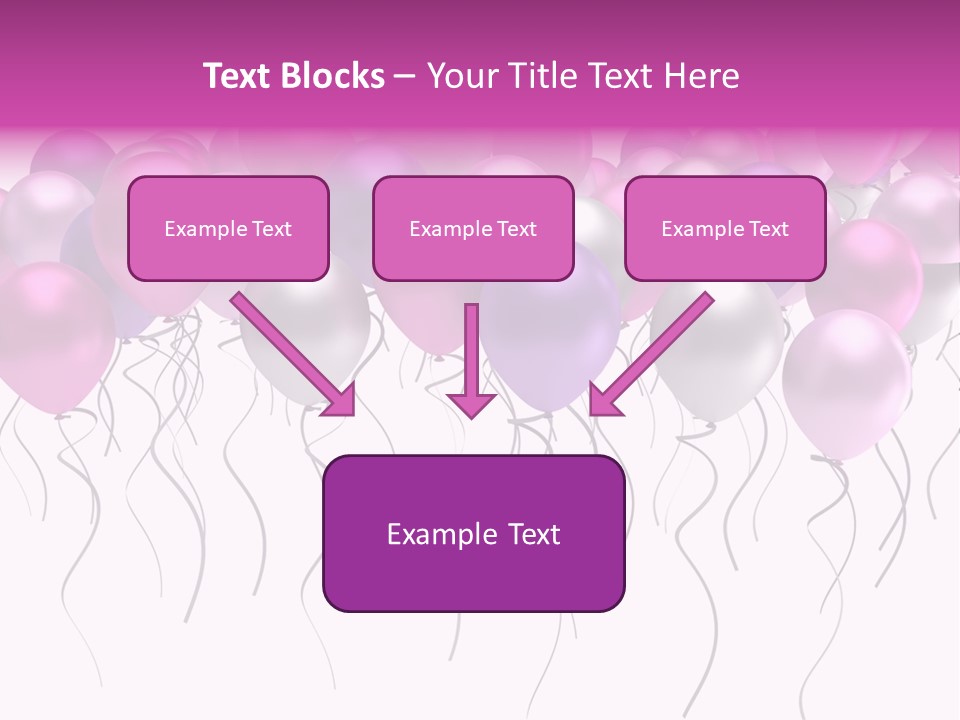 Bunch Celebrate Isolated PowerPoint Template