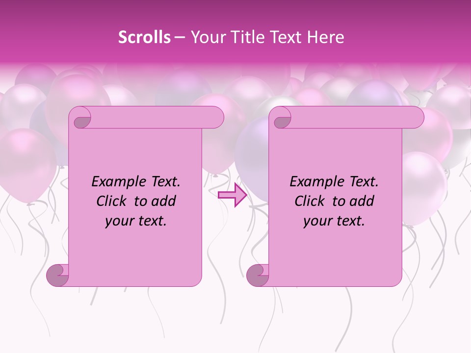 Bunch Celebrate Isolated PowerPoint Template