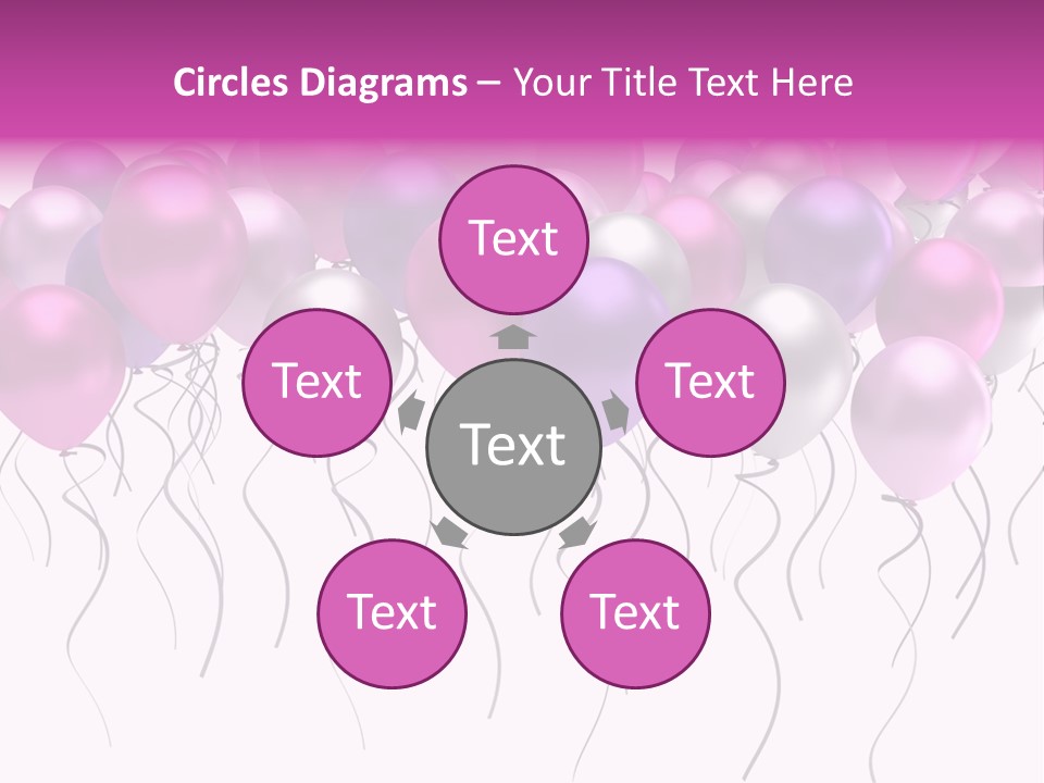 Bunch Celebrate Isolated PowerPoint Template