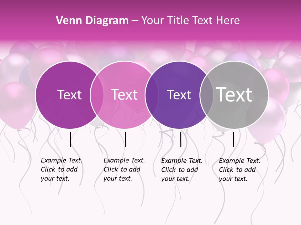 Bunch Celebrate Isolated PowerPoint Template