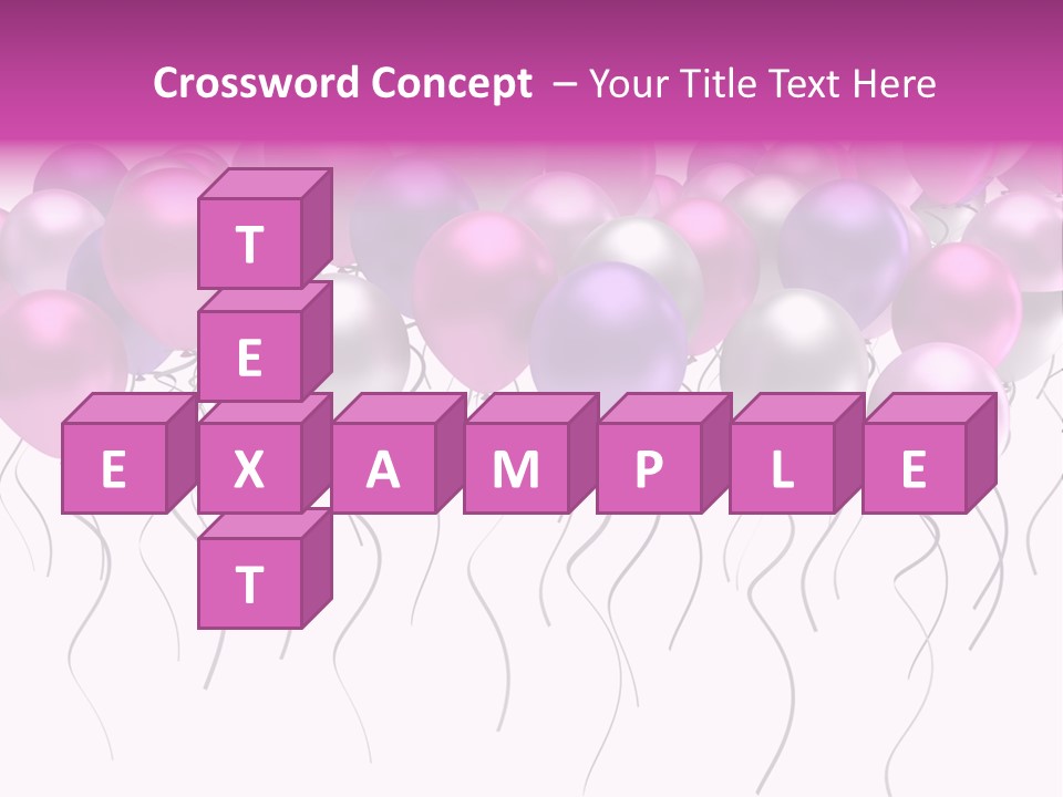 Bunch Celebrate Isolated PowerPoint Template