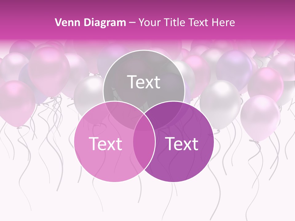 Bunch Celebrate Isolated PowerPoint Template