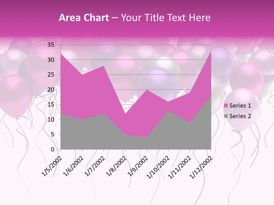 Bunch Celebrate Isolated PowerPoint Template