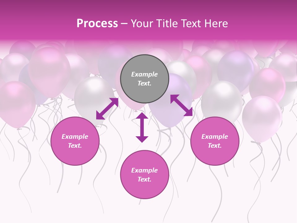 Bunch Celebrate Isolated PowerPoint Template