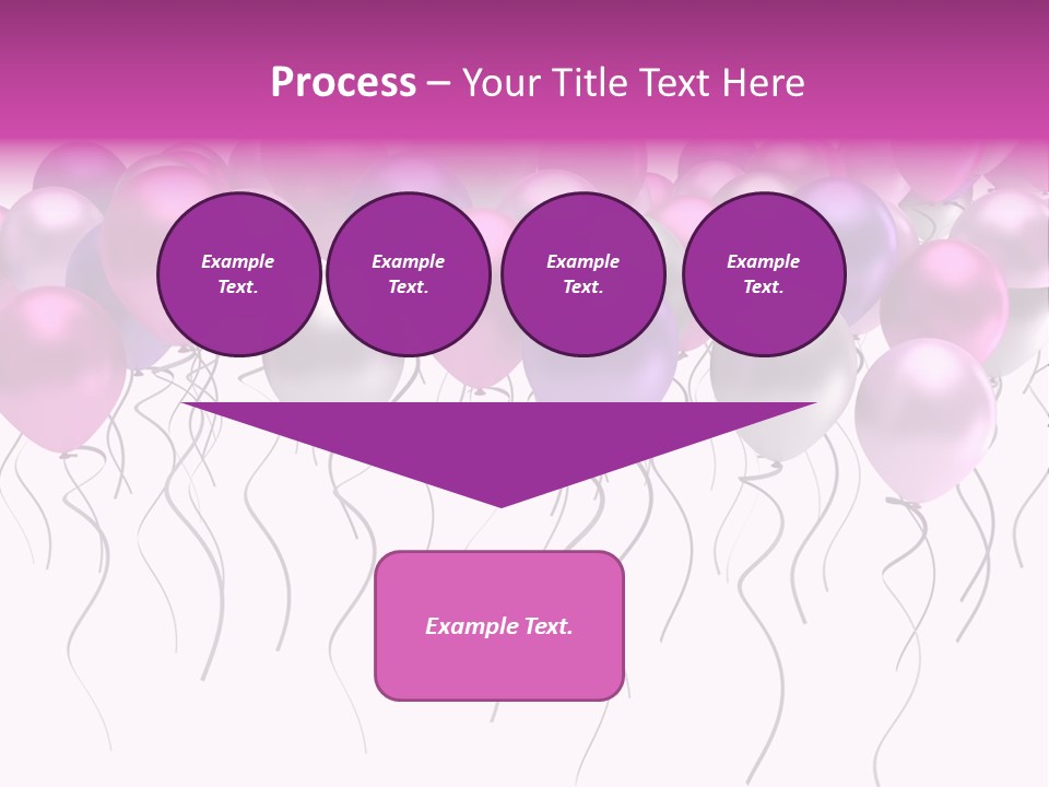 Bunch Celebrate Isolated PowerPoint Template