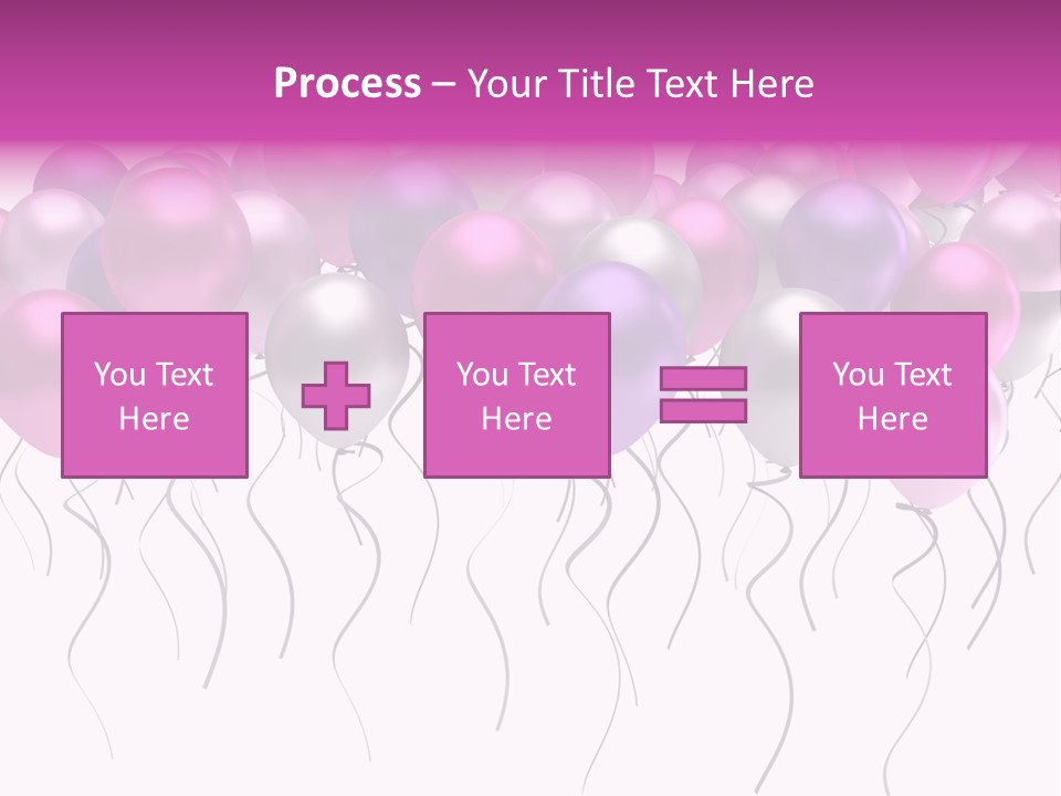 Bunch Celebrate Isolated PowerPoint Template