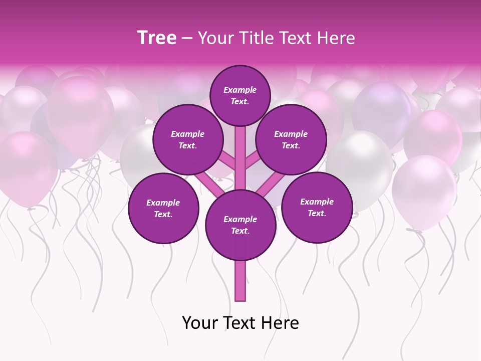 Bunch Celebrate Isolated PowerPoint Template