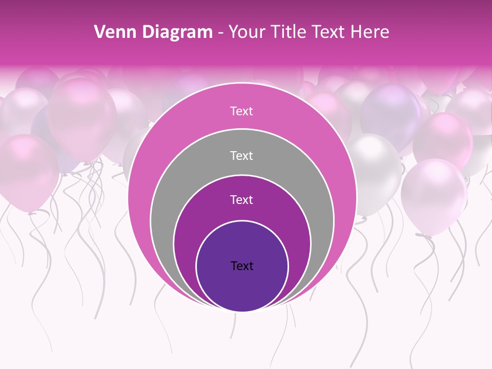 Bunch Celebrate Isolated PowerPoint Template