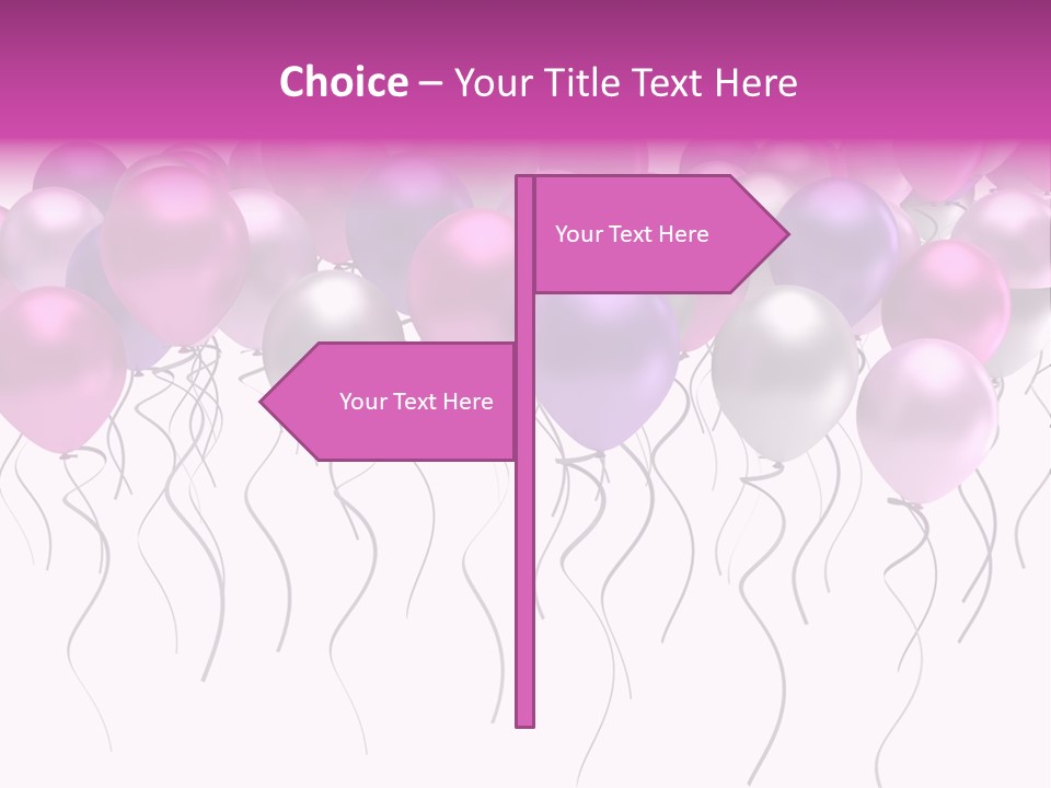 Bunch Celebrate Isolated PowerPoint Template